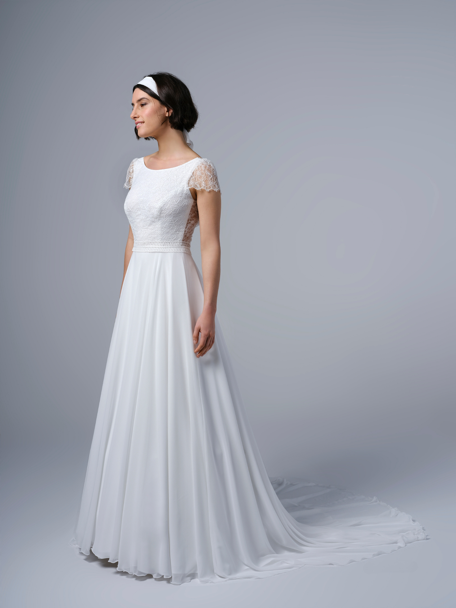 robe de mariée longue dos nu