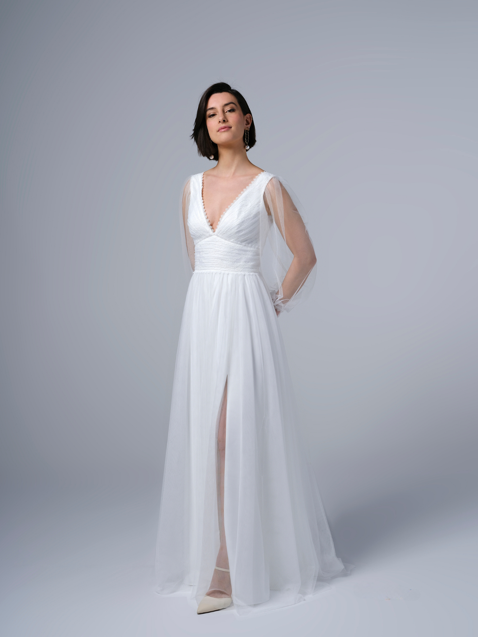 robe de mariée manches longue