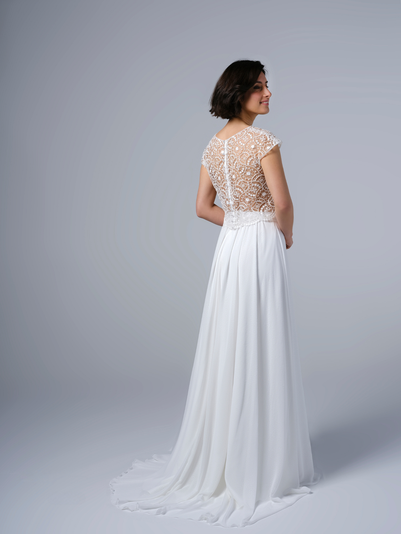 robe de mariée dentelle de calais
